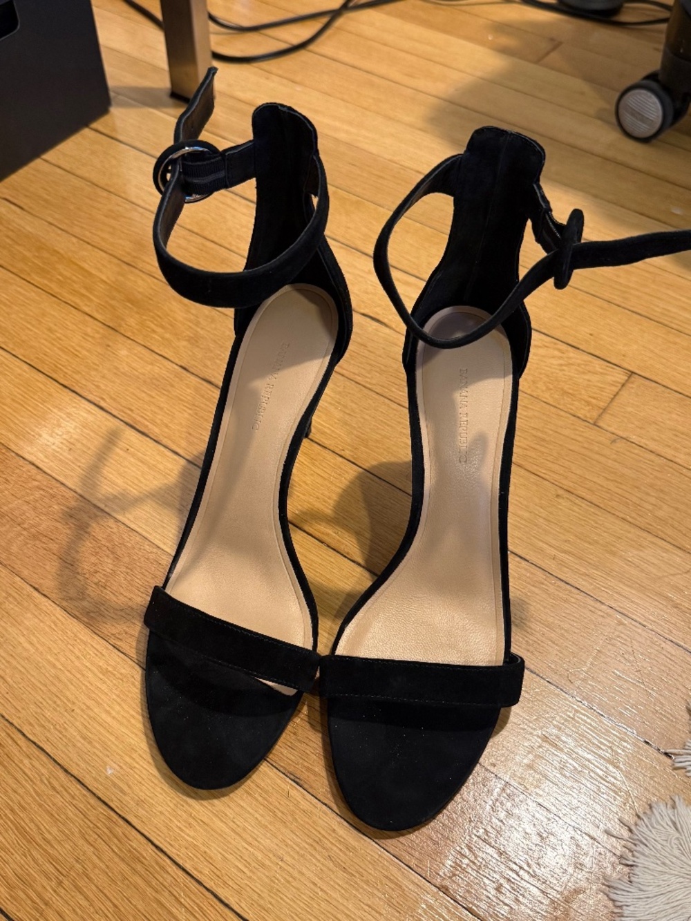 Banana Republic Bare Suede Heels